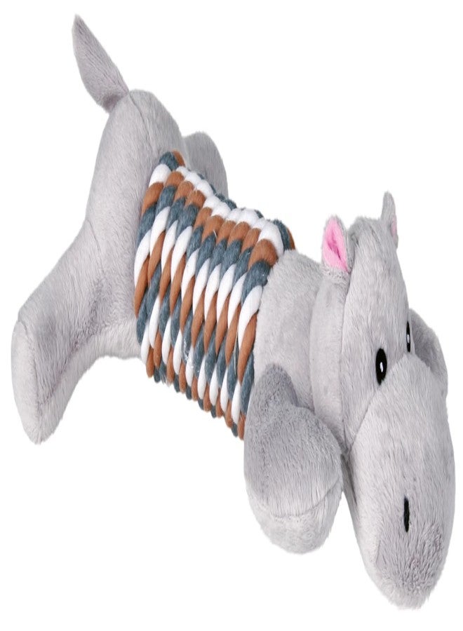 Trixie Squeaky Plush Rope Dog Toy - Image 2